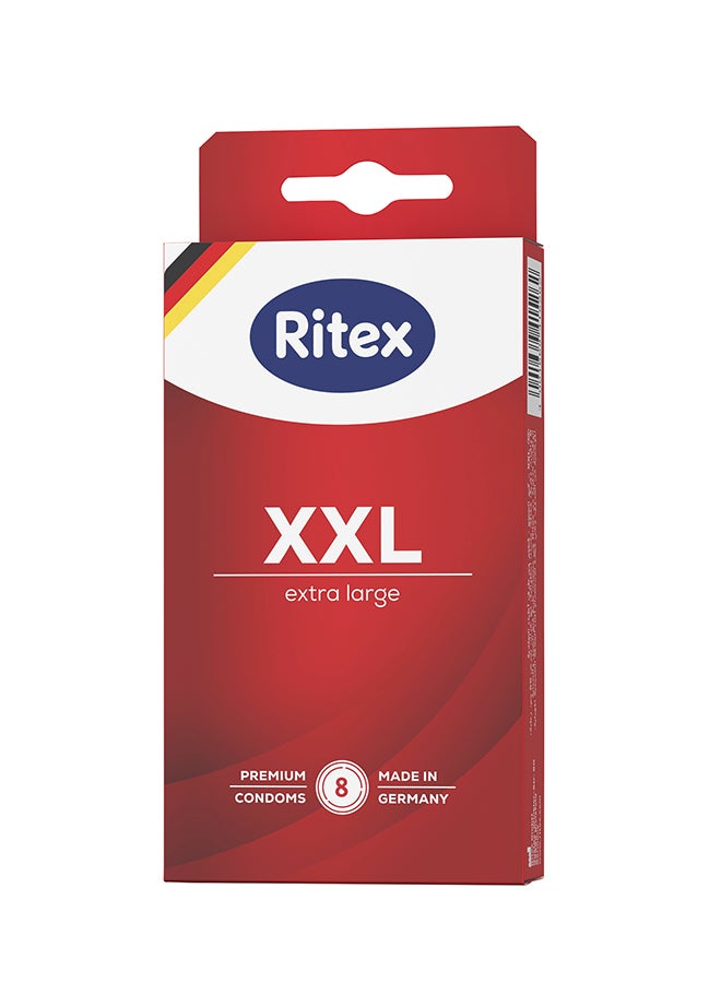 Condom XXL (Extra Large) Pack of 8 - v1670848325/N44468311A_1