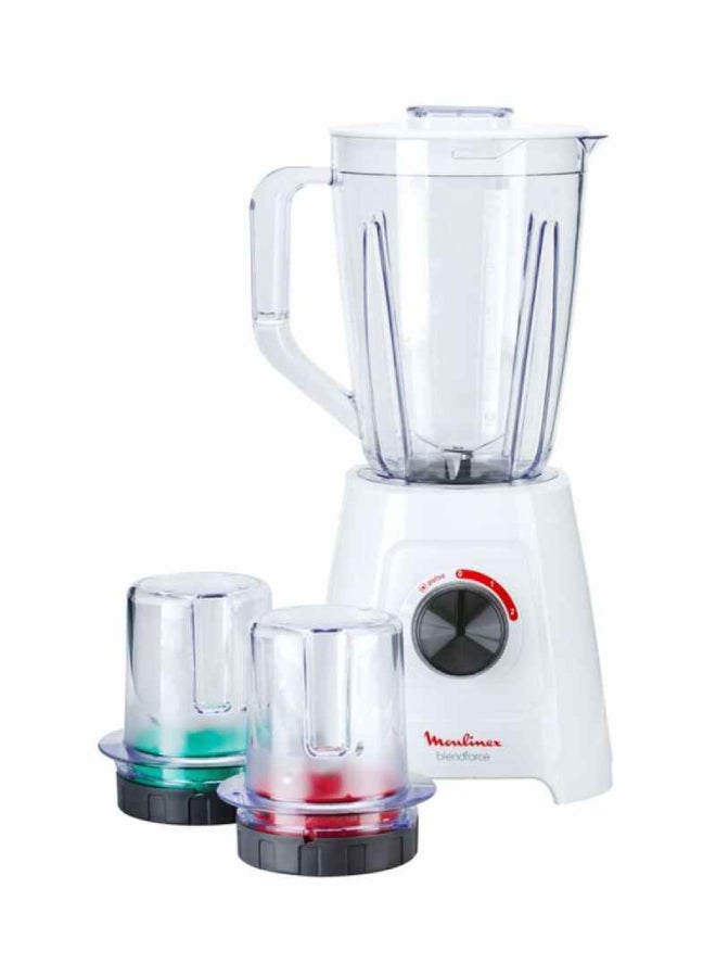 Moulinex Blendeo Blender With Grinder and Grater 1.5 L 450.0 W LM2C3126 White - Image 1