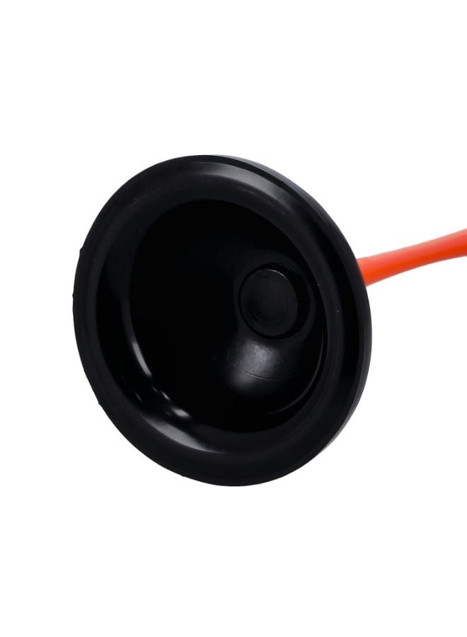 Royalford Toilet Plunger Premium Quality Cleaning Accessories Multicolor Assorted Orange/ Black 15x15x43cm  - Image 4