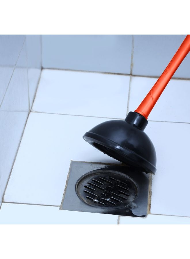 Royalford Toilet Plunger Premium Quality Cleaning Accessories Multicolor Assorted Orange/ Black 15x15x43cm  - Image 5