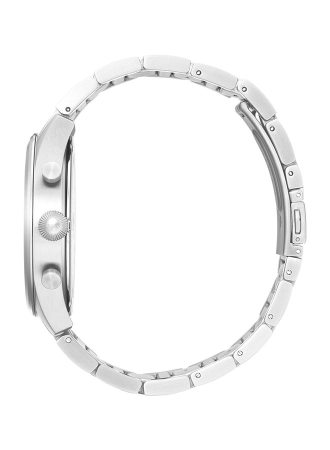 HUGO BOSS Men's Stainless Steel Chronograph Wrist Watch 1513712 - 44 mm - Silver  - Image 3