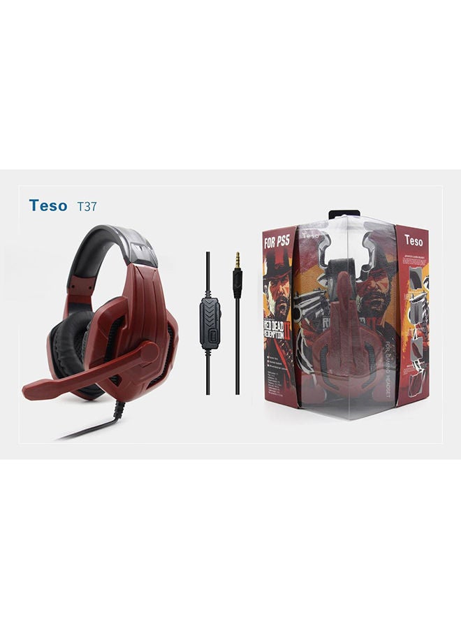 تيسو سماعة رأس سلكية للألعاب ريد ديد ريديمبشن توضع على الرأس - Image 3