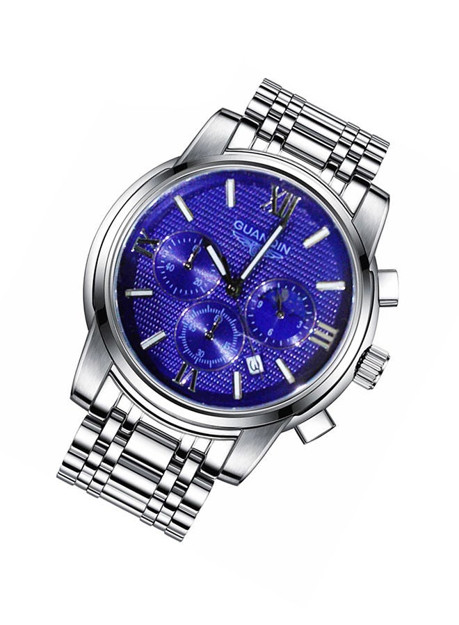 جوانكين ساعة يد كرونوغراف بسوار من الستانلس ستيل طراز GS19170 للرجال - Image 3