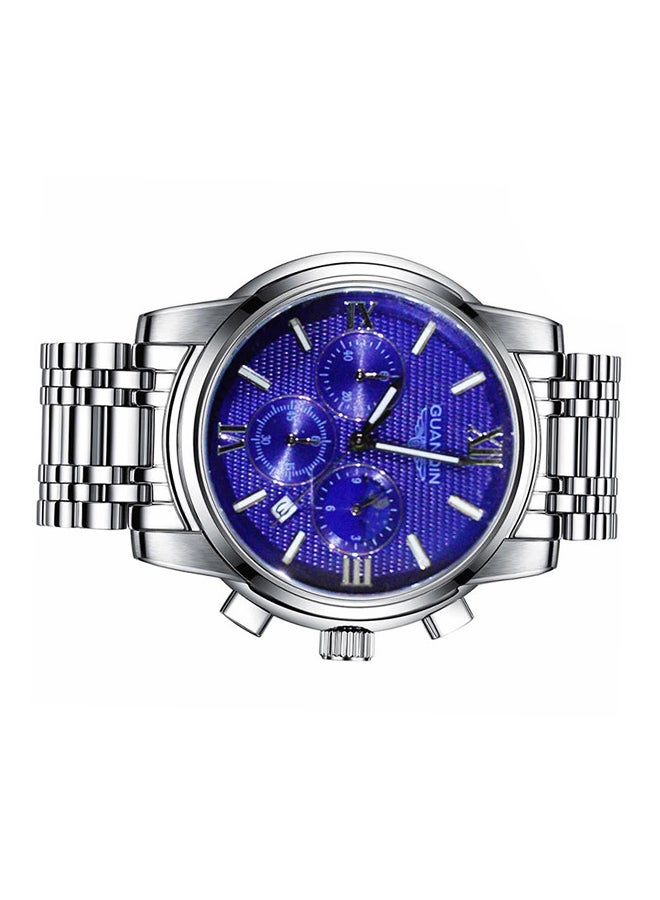 جوانكين ساعة يد كرونوغراف بسوار من الستانلس ستيل طراز GS19170 للرجال - Image 4