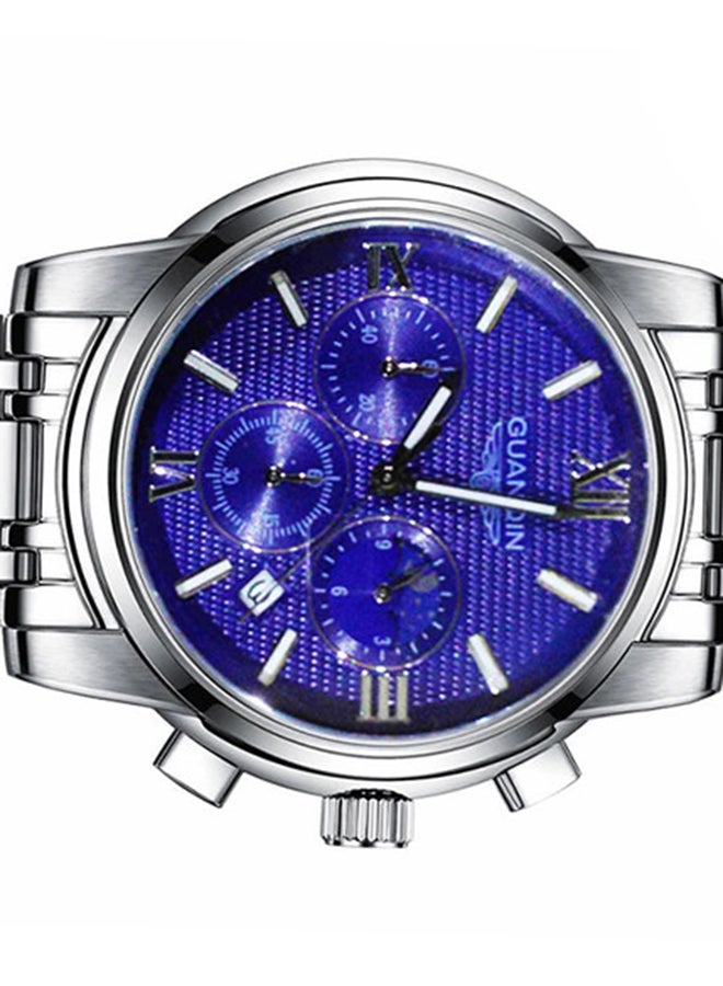 جوانكين ساعة يد كرونوغراف بسوار من الستانلس ستيل طراز GS19170 للرجال - Image 5