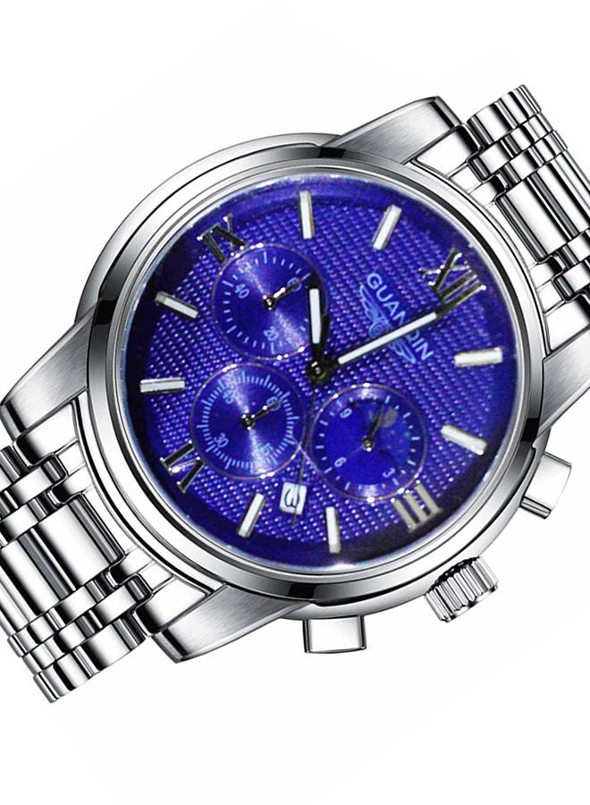 جوانكين ساعة يد كرونوغراف بسوار من الستانلس ستيل طراز GS19170 للرجال - Image 2