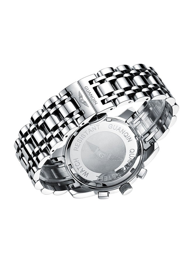 GUANQIN - Men's Stainless Steel Analog+Digital Wrist Watch GS19018H - Image 1