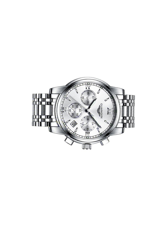 GUANQIN - Men's Stainless Steel Analog+Digital Wrist Watch GS19018H - Image 1