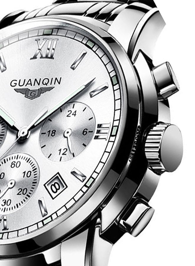GUANQIN - Men's Stainless Steel Analog+Digital Wrist Watch GS19018H - Image 1