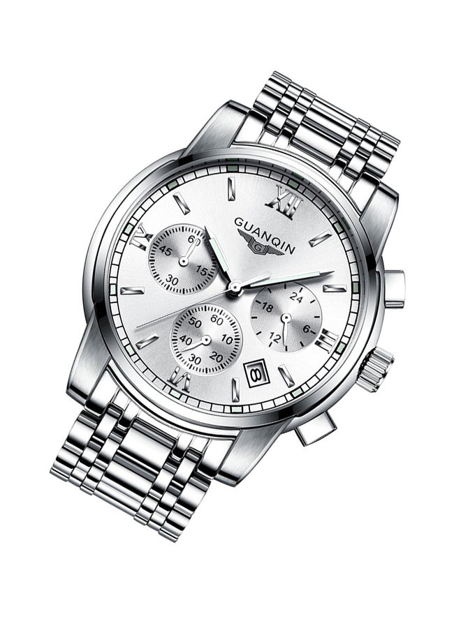 GUANQIN - Men's Stainless Steel Analog+Digital Wrist Watch GS19018H - Image 1