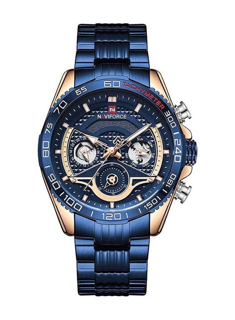 Men's Stainless Steel Analog Wrist Watch NF9185 RG/BE