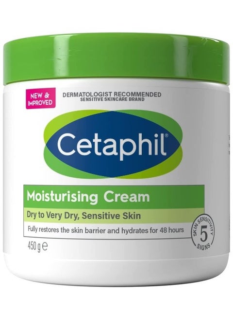 Roll Over Image Zoom In Body Moisturising Cream For Dry To Very Dry Sensitive Skin With Niacinamide And Vitamin E 450grams