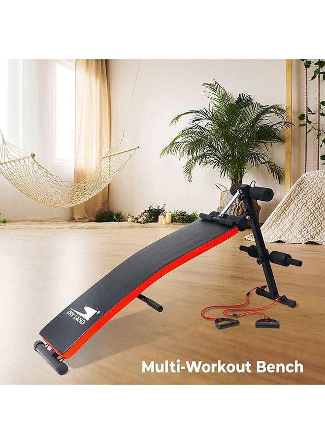 SkyLand Sit Up Exercise Bench With Spring Resistance Band  - Image 3