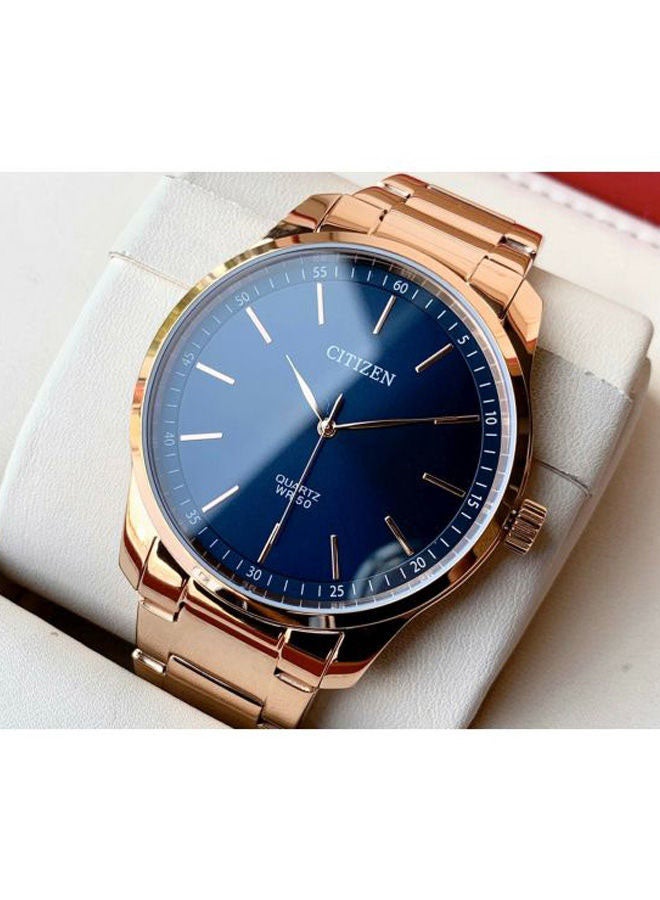 سيتيزن ساعة يد بعقارب مقاومة للماء طراز BH5003-51L - 42 مم - ذهبي وردي للرجال  - Image 3