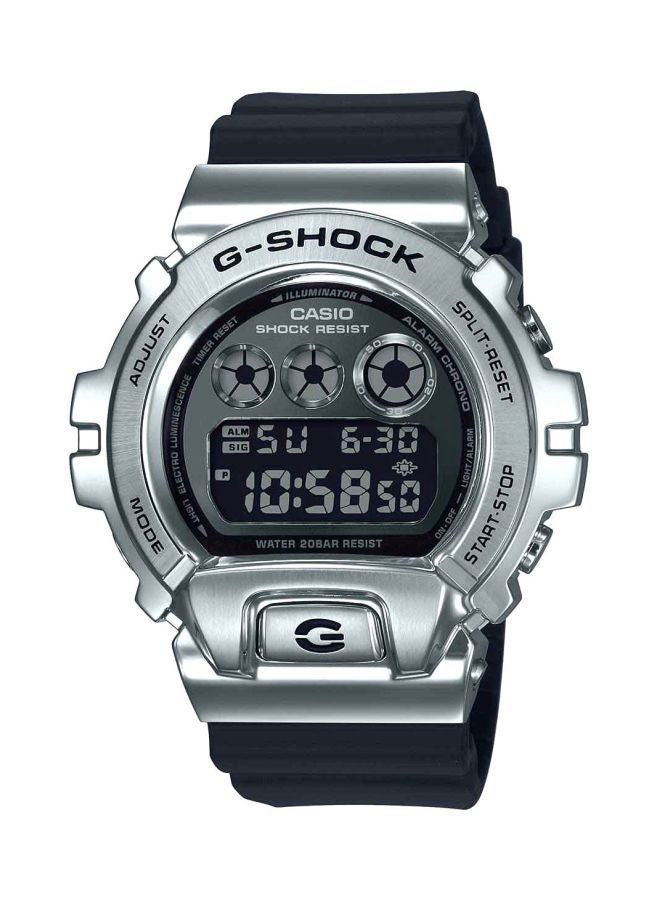 G-SHOCK - Round Shape Resin Band Digital Wrist Watch 52 mm - Black - GM-6900-1DR - Image 1