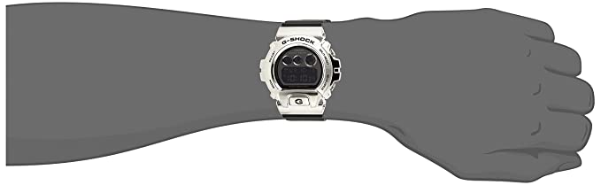 G-SHOCK - Round Shape Resin Band Digital Wrist Watch 52 mm - Black - GM-6900-1DR - Image 1