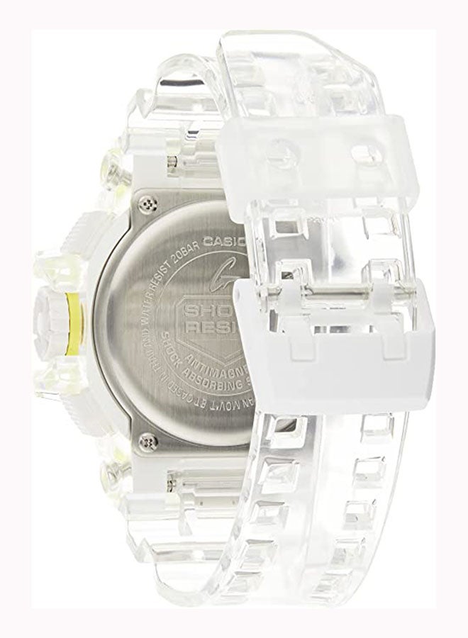 جي شوك ساعة يد بعقارب ورقمية بسوار من الراتنج طراز GA-400SK-1A9DR - Image 3