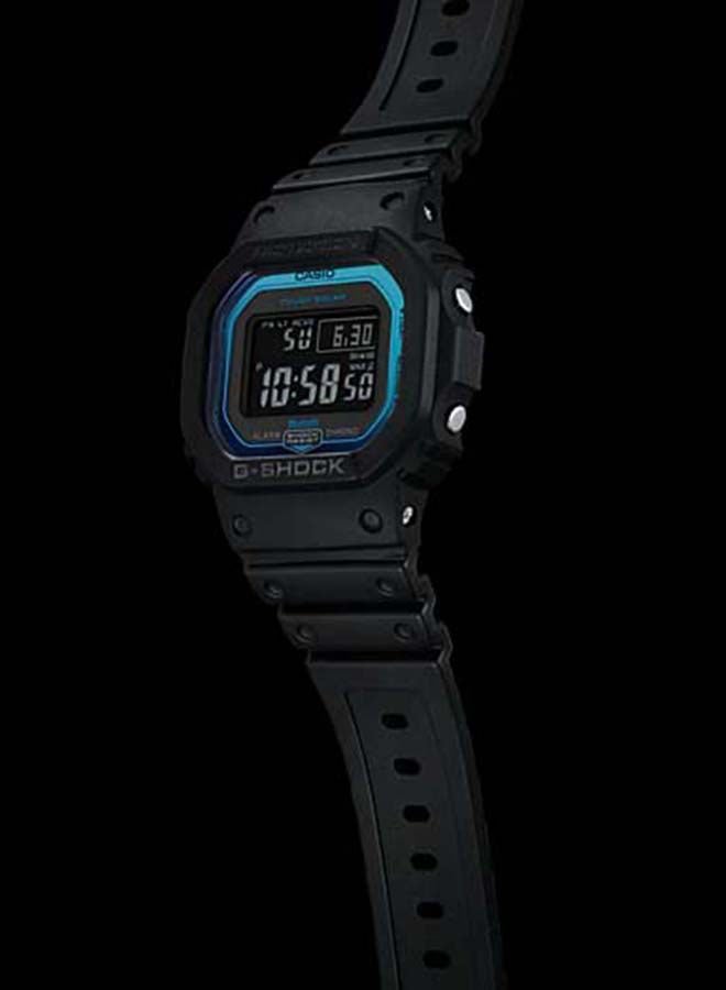 جي شوك ساعة يد رقمية بسوار من الراتينج طراز GW-B5600-2DR للرجال - Image 3