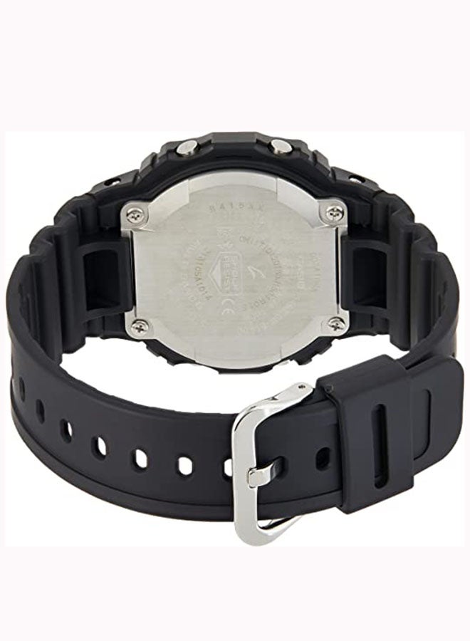جي شوك ساعة يد رقمية بسوار من الراتينج طراز GW-B5600-2DR للرجال - Image 5