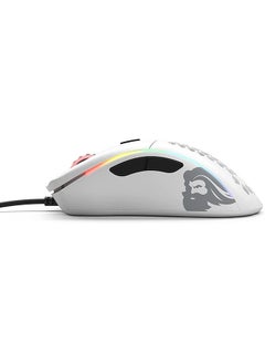 جلوريوس ماوس ألعاب Glorious Model D Minus Honeycomb - ماوس كمبيوتر RGB خفيف الوزن - ملحقات كمبيوتر 61 جم - ماوس USB سلكي - ماوس ألعاب سلكي أبيض غير لامع  - Image 5