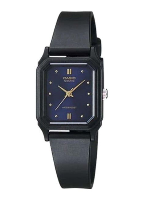 Women's Resin Analog Watch LQ-142E-2ADF - 23 mm - Black