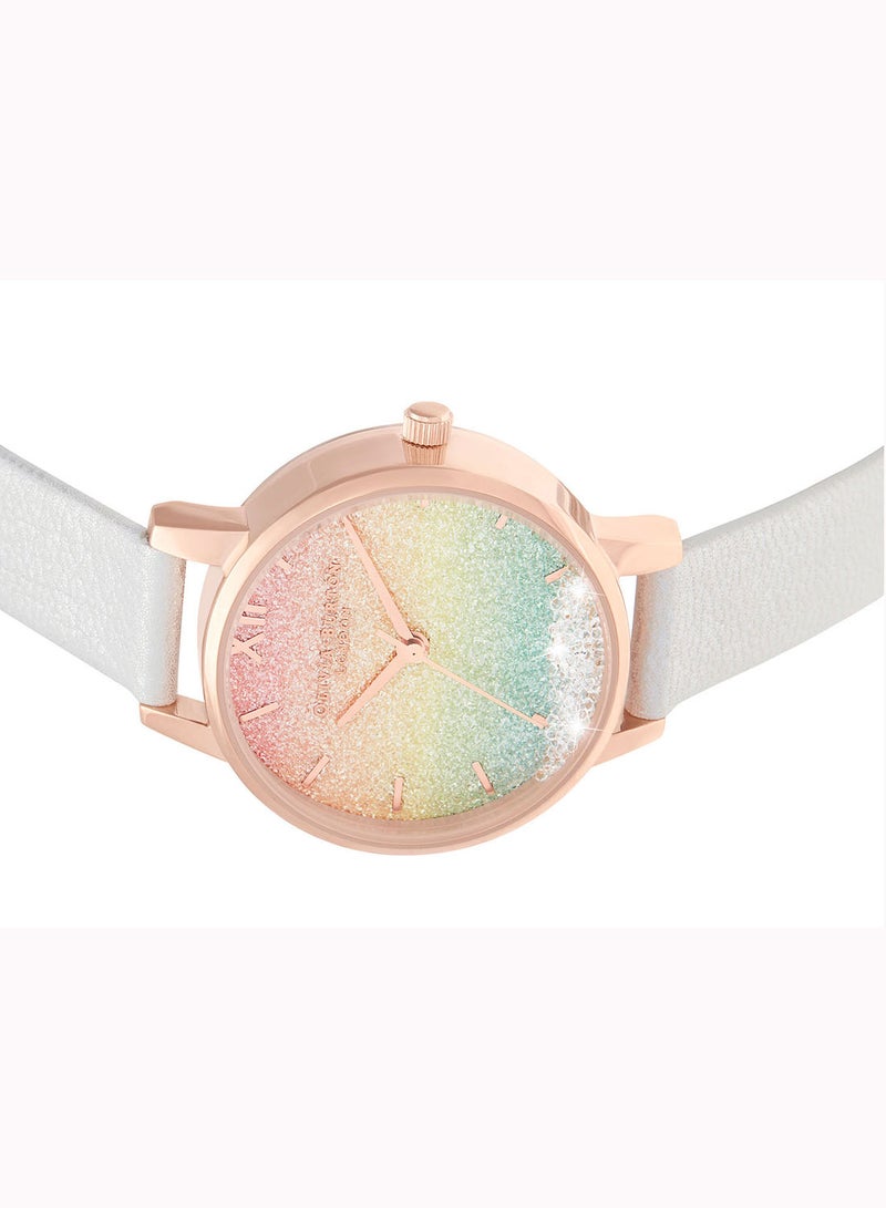 OLIVIA BURTON - Women's Leather Analog Wrist Watch OB16EX228 - Image 1