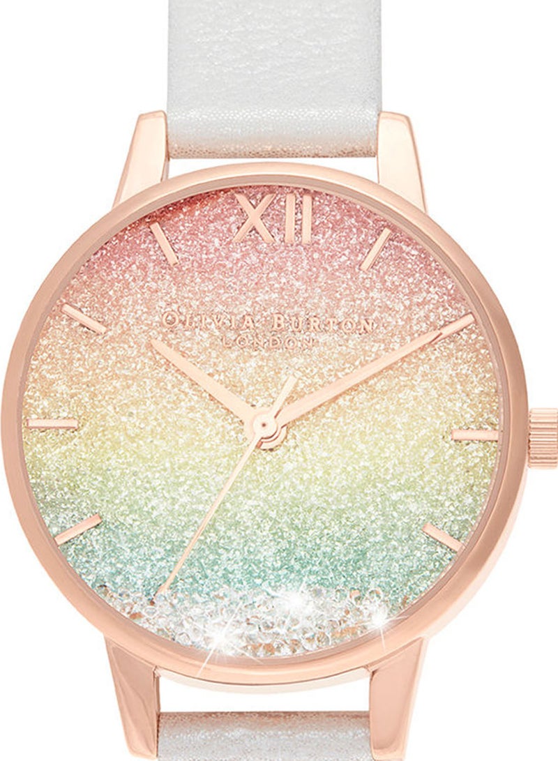 OLIVIA BURTON - Women's Leather Analog Wrist Watch OB16EX228 - Image 1