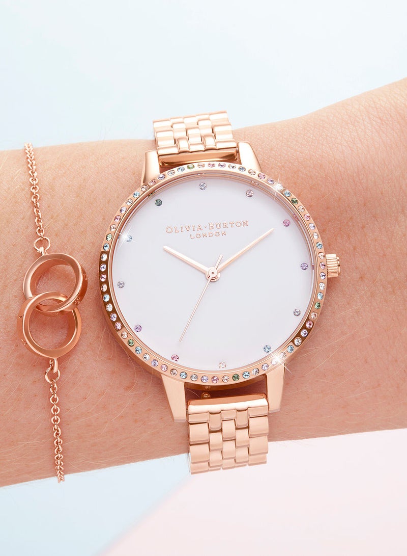 OLIVIA BURTON Women's Metal Analog Wrist Watch OB16RB21 - Image 4