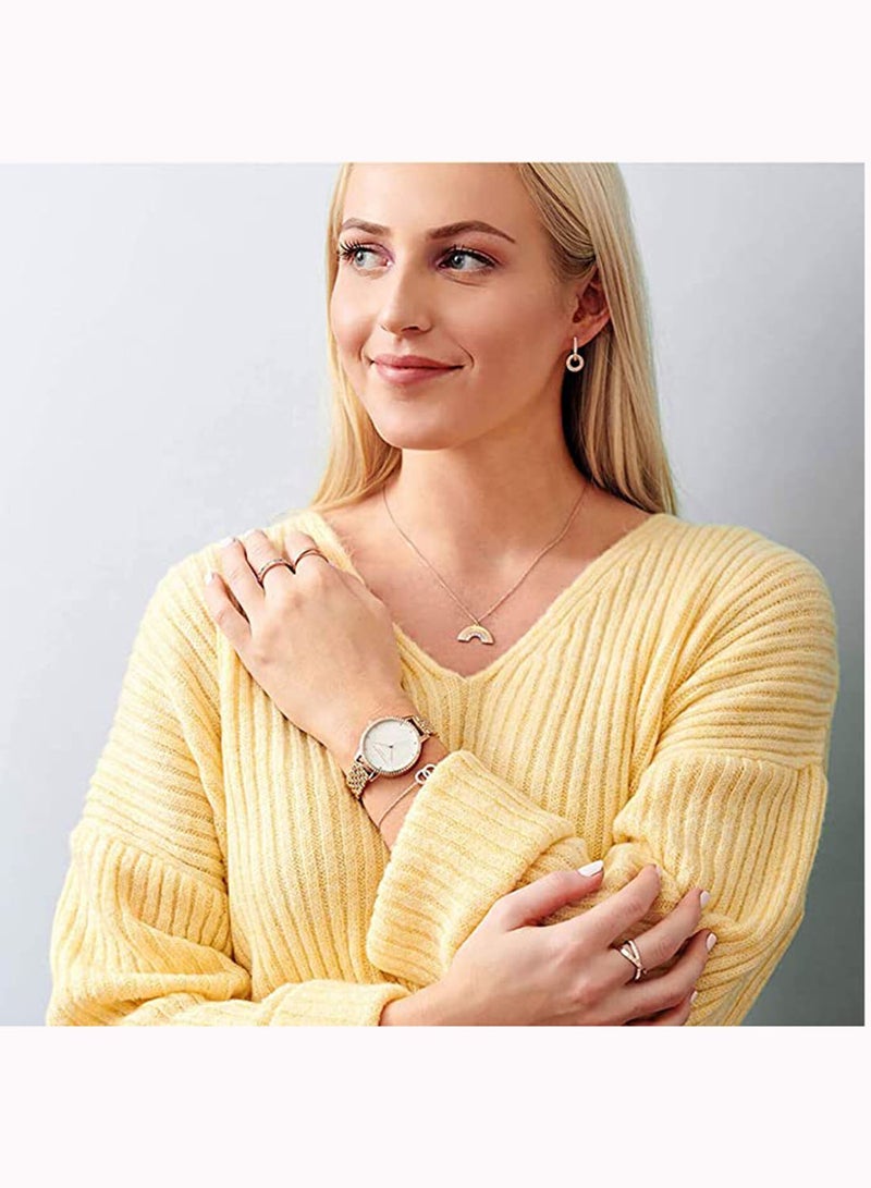 OLIVIA BURTON Women's Metal Analog Wrist Watch OB16RB21 - Image 5