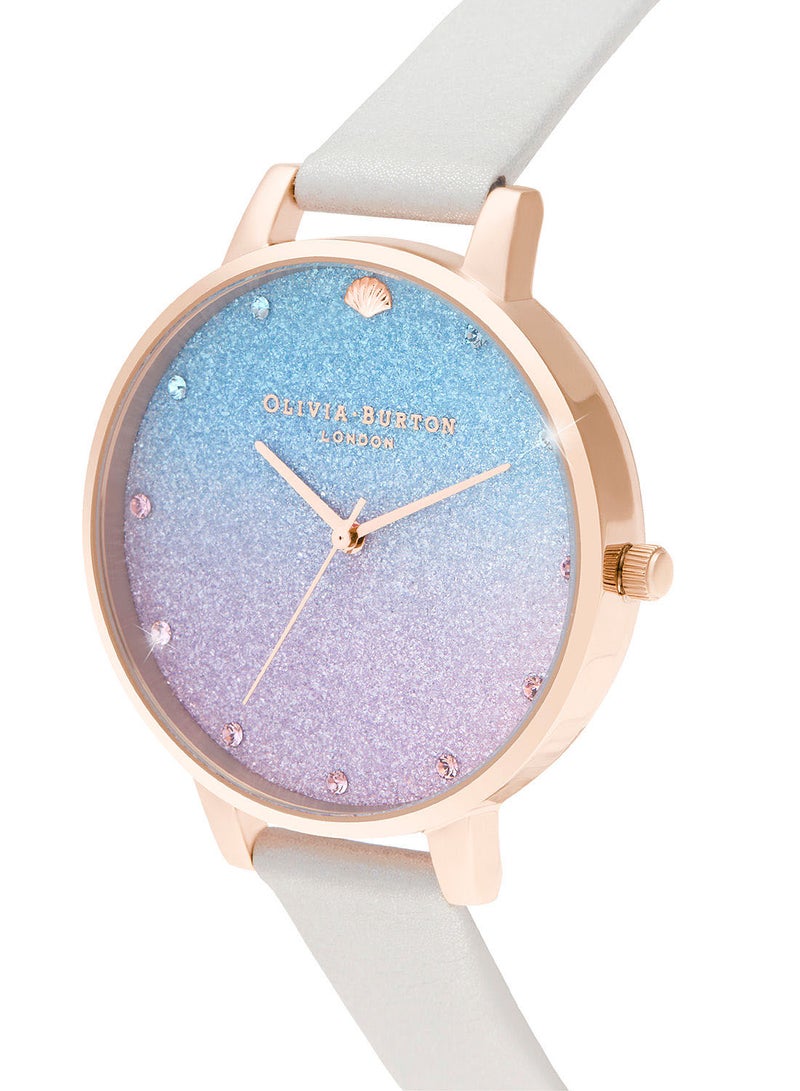 OLIVIA BURTON - Women's Leather Analog Wrist Watch OB16US47 - Image 1