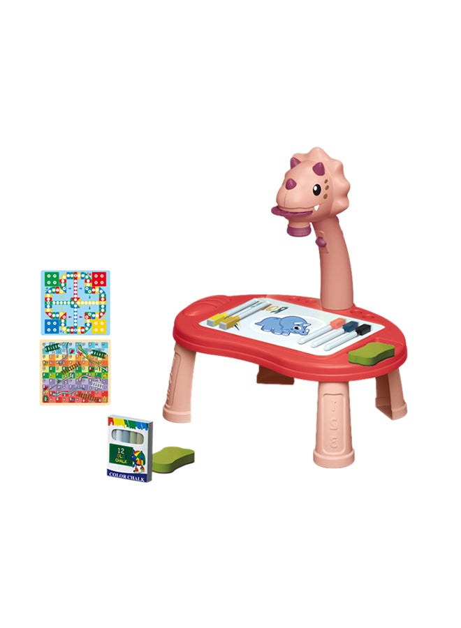XIANGYU - Kids Painting Toy Adjustable Projector Learning Drawing Desk 35x25x39cm - Image 1