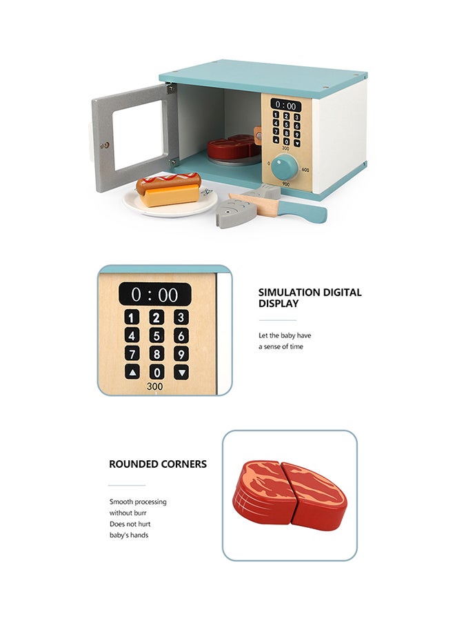 شيانغ يو مجموعة ألعاب طهي بالميكروويف مطبوعة خشبية - Image 4