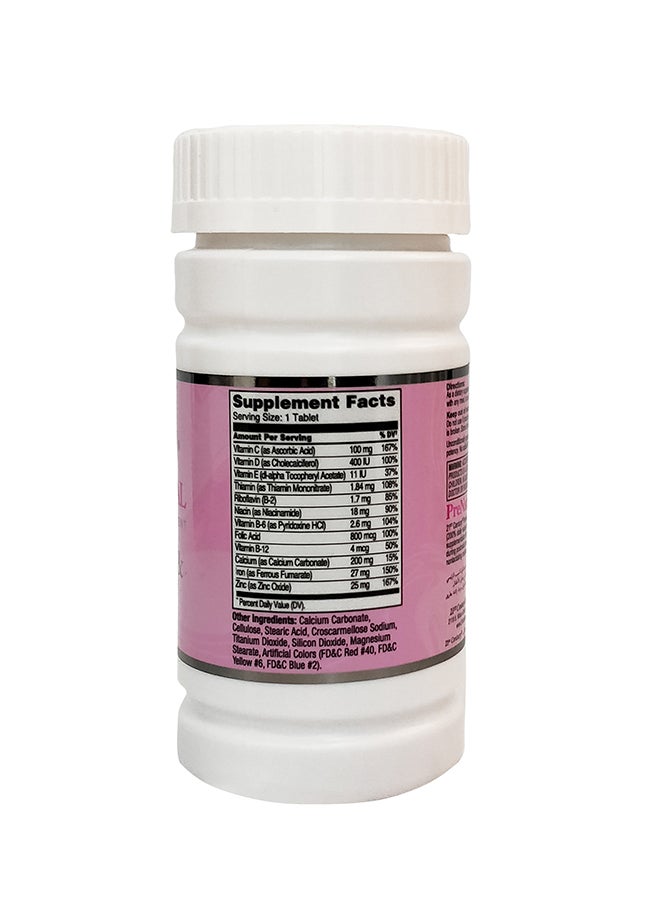 21st CENTURY - PreNatal With Folic Acid - 60 Tablets - Image 1