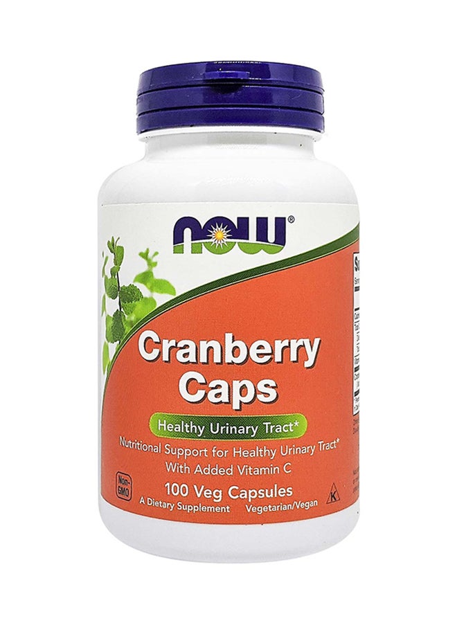 Now Foods Cranberry Caps - 100 Veg Capsules  - Image 1