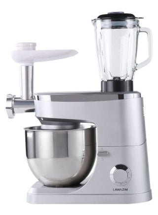 3-In-1 Multi Function Stand Mixer 7.0 L 1200.0 W 05-2151-01 Silver/Clear - v1670927479/N36254864A_1