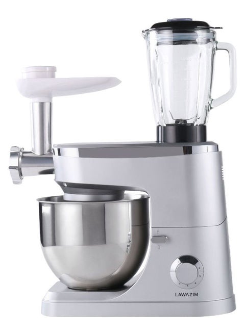 3-In-1 Multi Function Stand Mixer 7.0 L 1200.0 W 05-2151-01 Silver/Clear