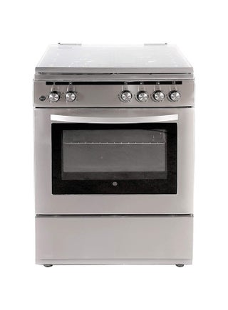 4 Burner Gas Cooker 60 x 60 cm, One hand Ignition, Rotisserie, Self Cleaning Function, Made in Turkey, FGC66.02S Stainless Steel - v1670927532/N39173705A_1
