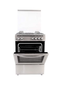 HOOVER 4 Burner Gas Cooker 60 x 60 cm, One hand Ignition, Rotisserie, Self Cleaning Function, Made in Turkey, FGC66.02S Stainless Steel  - Image 3