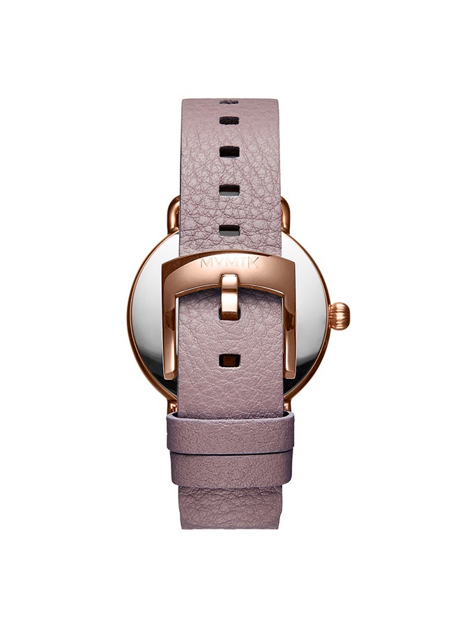 MVMT Women's Leather Analog Wrist Watch D-FR01-RGPU - Image 2