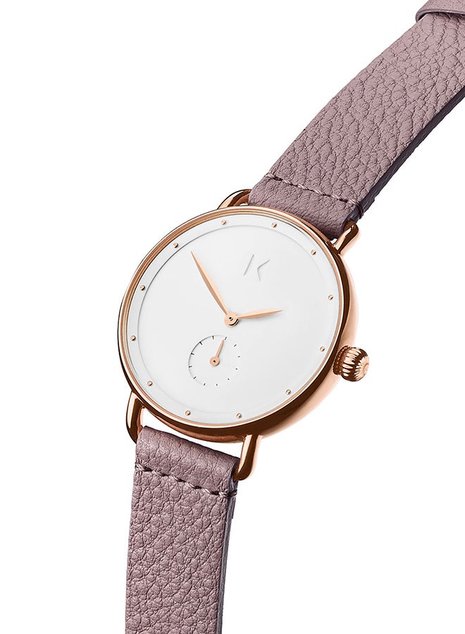 MVMT Women's Leather Analog Wrist Watch D-FR01-RGPU - Image 3