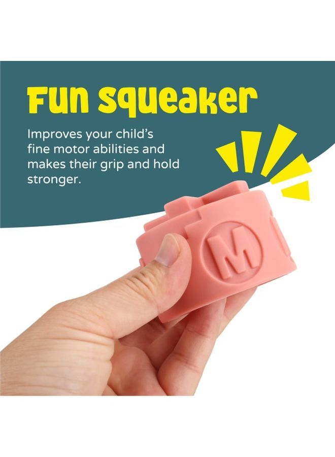 Moon Stacking Educational Montessori Toy Tower With Letters Symbols And Patterns 19.5 x 6 x 23cm - Image 3