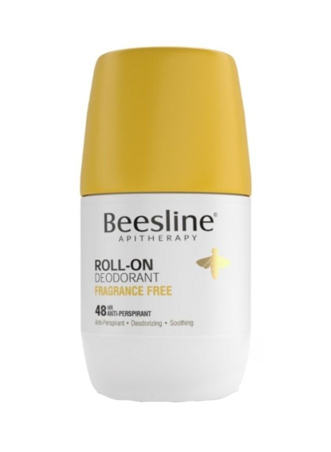 Beesline - Fragrance Free Roll On Deodorant 50ml - Image 1