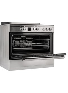 5 Burner Ceramic Electric Cooker 90 x 60 cm, 9 Oven Function with Turbo Fan, 1 year Warranty TERVC96ST Silver - v1670930007/N39601267A_3