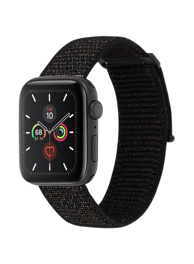 كايس مايت سوار بديل لساعة أبل مقاس 42/44 مم أسود - Image 1