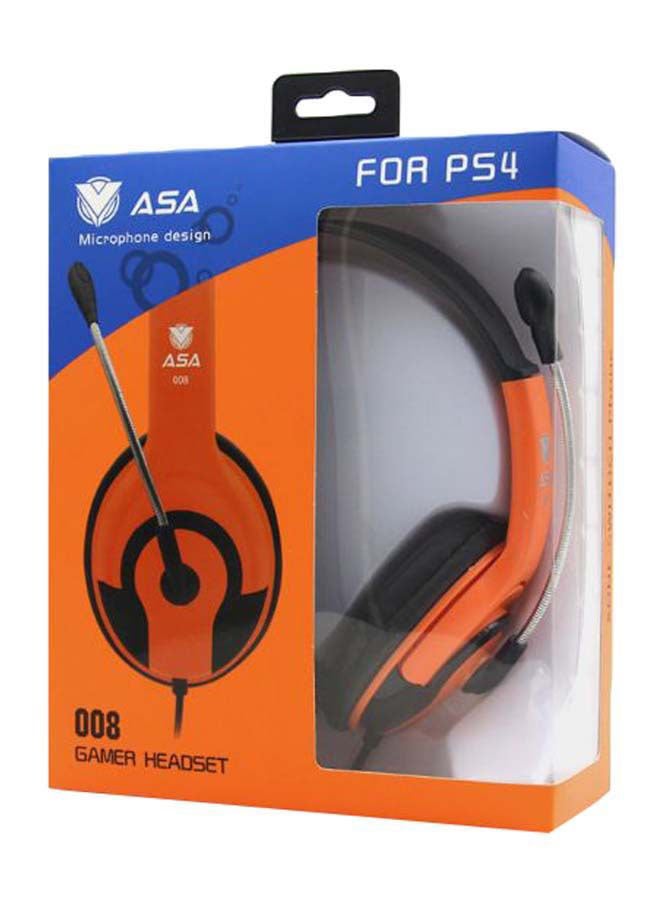 أيه أس أيه سماعة رأس للألعاب مزوّدة بميكروفون لجهاز بلايستيشن 4 - Image 3