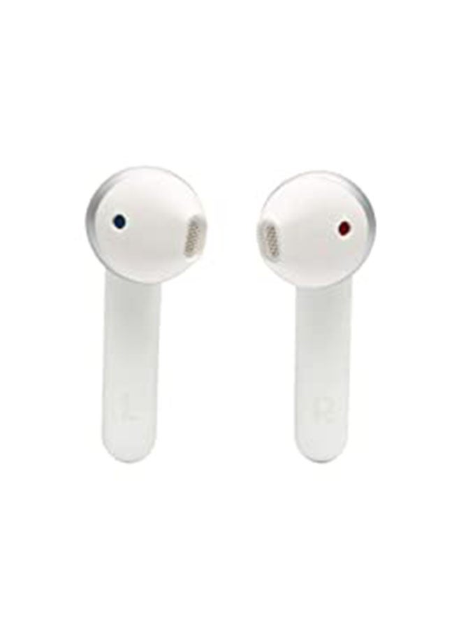 JBL - Tune 220 Bluetooth Wireless In-Ear Earphones With Charging Case White - Image 1