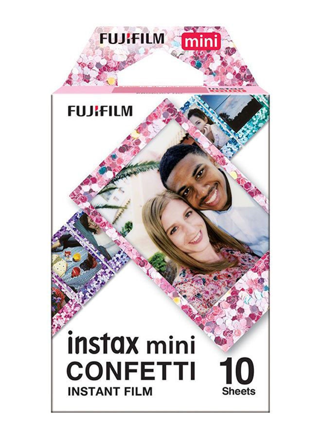 FUJIFILM 10-Piece Instax Mini Confetti Set 5.4 x 8.6  centimeter Multicolour - Image 1