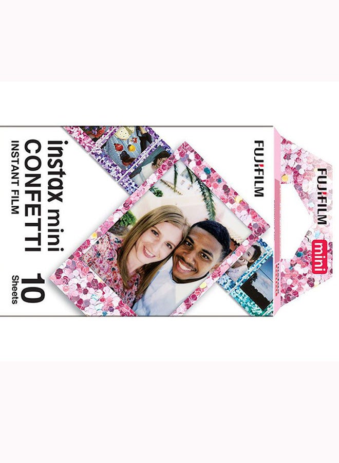 FUJIFILM 10-Piece Instax Mini Confetti Set 5.4 x 8.6  centimeter Multicolour - Image 4