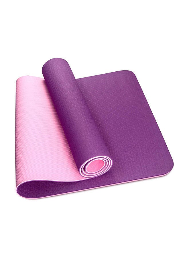SkyLand Anti-Skid Yoga Mat 6 mm - Purple 61 X  13 X 13cm  - Image 1