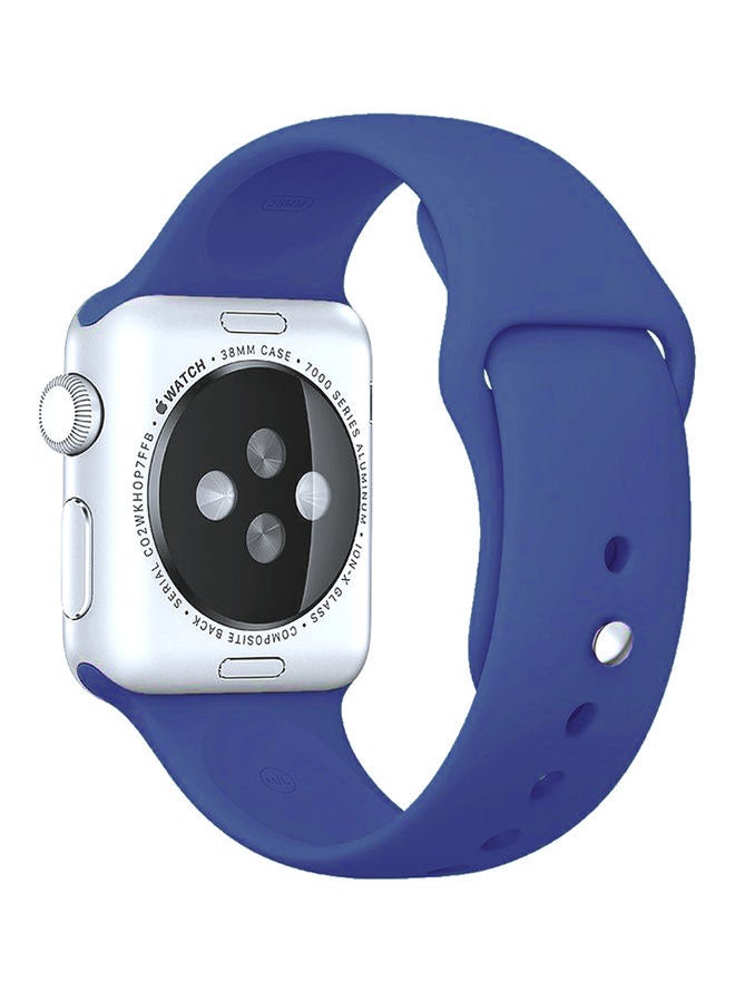 BeHello - Silicone Strap For Apple Watch 42/44mm Blue - Image 1